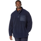Nautica Big & Tall Big & Tall 1u002F4 Button Sherpa Fleece