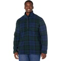 Nautica Big & Tall Big & Tall Plaid 1u002F4 Zip Sherpa Fleece