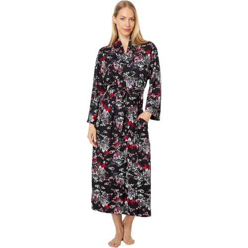  N by Natori Pagoda Printed Cozy Knit Robe