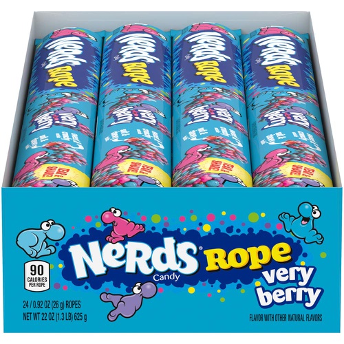  Nerds Rope, Very Berry Candy, 0.92 Ounce, Pack Of 24