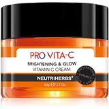 NEUTRIHERBS PRO Vitamin C face Cream with Vitamin E + Hyaluronic Acid - Super moisturizing Night Cream, Smoothing & Tightening 1.7oz