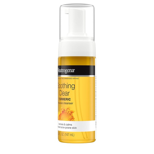  Neutrogena Soothing Clear Gel Facial Moisturizer with Calming Turmeric, Hydrating Oil-Free Face Cream for Acne Prone Skin, Paraben-Free, Not Tested on Animals, 3 fl. oz