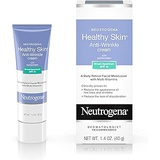 Neutrogena Healthy Skin Anti-Wrinkle Retinol & Vitamin E Daily Moisturizer with SPF 15 Sunscreen, Oil-Free Face & Neck Cream with Retinol, Vitamin E, Vitamin A & Vitamin B5, 1.4 oz