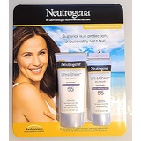 Neutrogena Ultra Sheer Spf 55 Sunscreen Light Weight Clean Feel 5.0 Fl Oz +3.0 Fl Oz Net Wt 8 Fl Oz