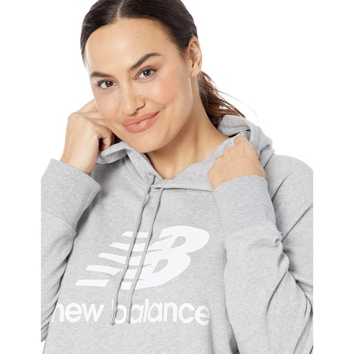 뉴발란스 New Balance Plus Size Essentials Pullover Hoodie