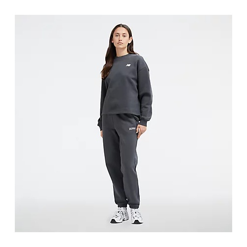  Linear Heritage Brushed Back Fleece Crewneck