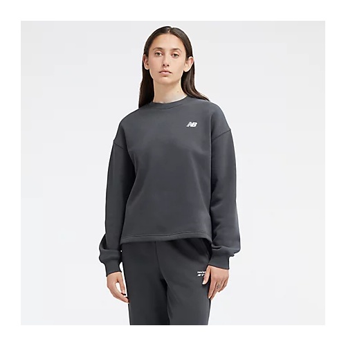  Linear Heritage Brushed Back Fleece Crewneck