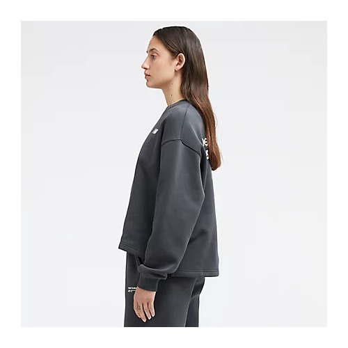  Linear Heritage Brushed Back Fleece Crewneck