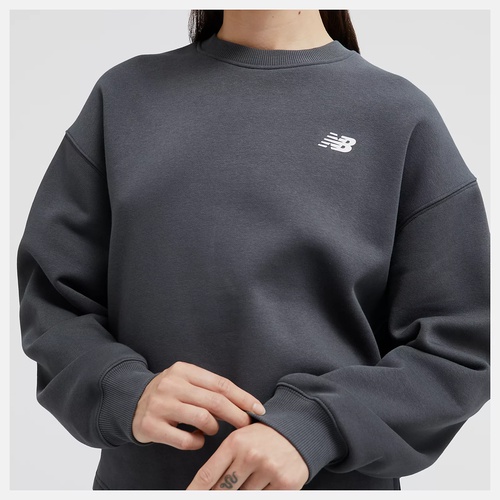  Linear Heritage Brushed Back Fleece Crewneck