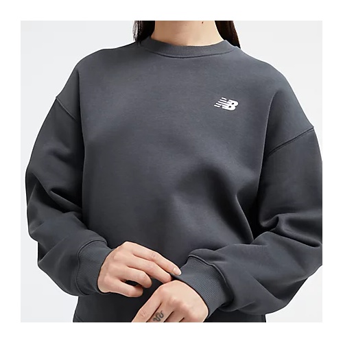  Linear Heritage Brushed Back Fleece Crewneck