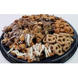 Nibbles Gifts AAA Peanut Butter Chocolate Pretzel Snack Gift Tray - Perfect for Birthdays, Parties, Sympathy & all occation Events