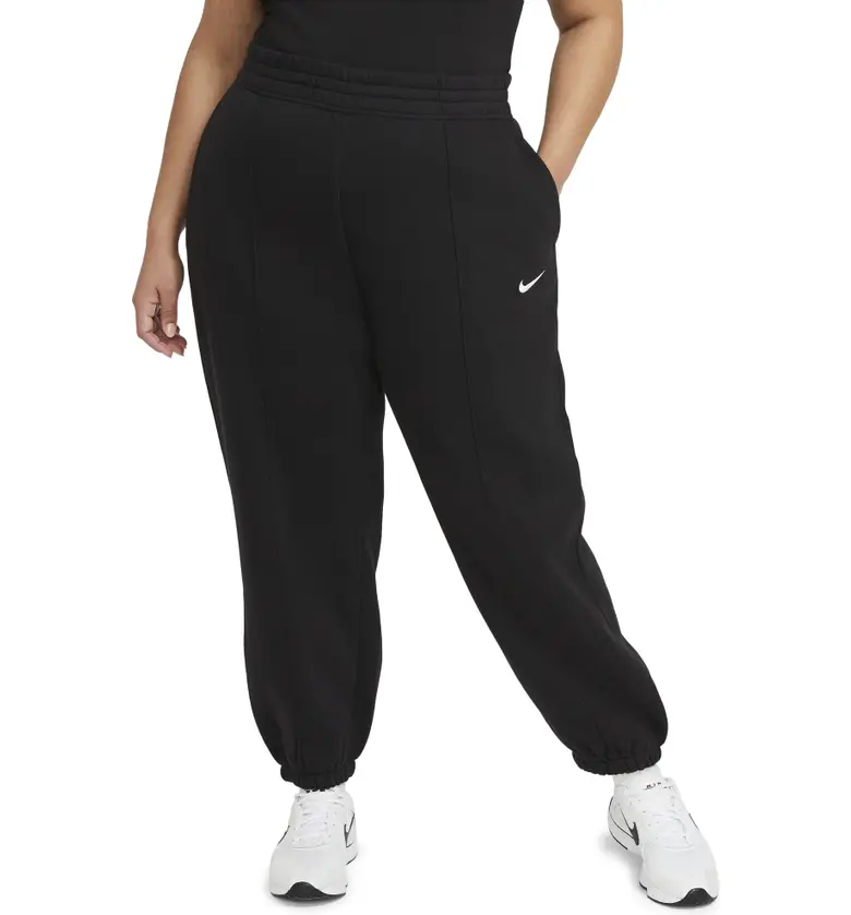 Nike Sportswear Fleece Sweatpants_BLACK/ WHITE