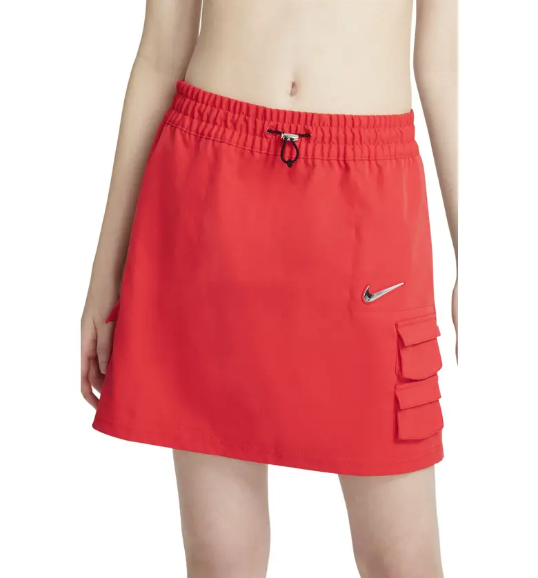 Nike Sportswear Swoosh Skirt_LIGHT CRIMSON