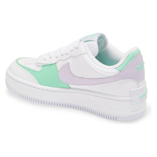 나이키 Nike Air Force 1 Shadow Sneaker_WHITE/ INFINITE LILAC/ GREY