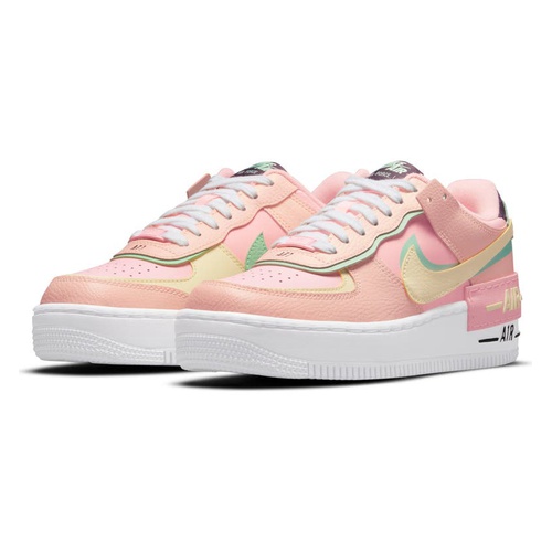 나이키 Nike Air Force 1 Shadow Sneaker_ARCTIC PUNCH/ VOLT/ CRIMSON