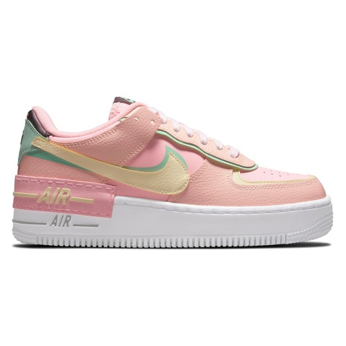 나이키 Nike Air Force 1 Shadow Sneaker_ARCTIC PUNCH/ VOLT/ CRIMSON