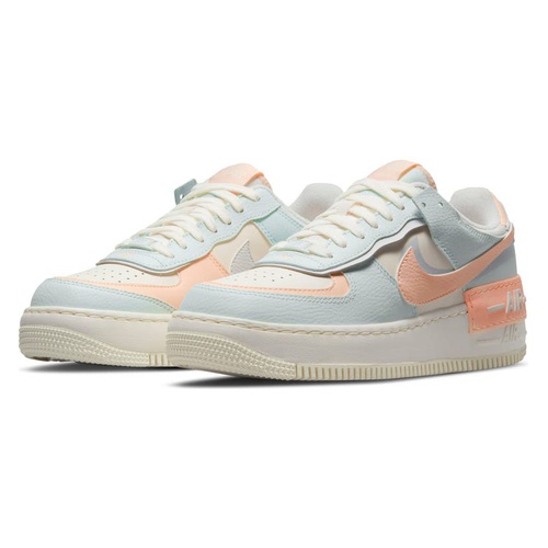 나이키 Nike Air Force 1 Shadow Sneaker_SAIL/ BARELY GREEN/ CRIMSON