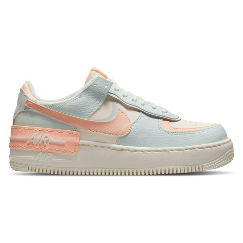 나이키 Nike Air Force 1 Shadow Sneaker_SAIL/ BARELY GREEN/ CRIMSON