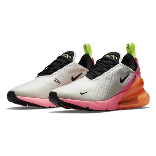 나이키 Nike Air Max 270 Sneaker_WHITE/ BLACK/ SUNSET PULSE