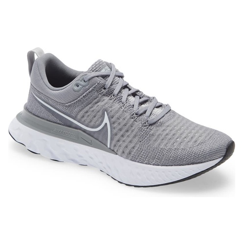 나이키 Nike React Infinity Run Flyknit 2 Running Shoe_PARTICLE GREY/ WHITE/ BLACK