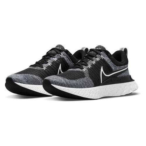 나이키 Nike React Infinity Run Flyknit 2 Running Shoe_WHITE/ BLACK