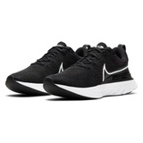 Nike React Infinity Run Flyknit 2 Running Shoe_BLACK/ WHITE/ IRON GREY
