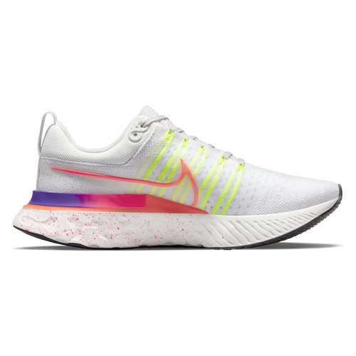 나이키 Nike React Infinity Run Flyknit 2 Running Shoe_PLATINUM / MANGO/ PINK