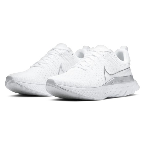 나이키 Nike React Infinity Run Flyknit 2 Running Shoe_WHITE/ SILVER/ PLATINUM