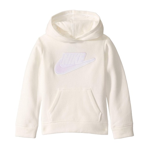 나이키 Nike Kids Sueded Fleece Iridescent Logo Pullover Hoodie (Toddleru002FLittle Kids)
