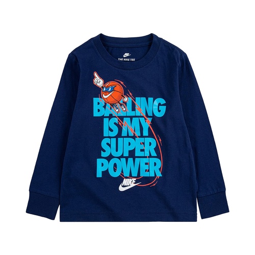 나이키 Nike Kids Balling Long Sleeve Tee (Toddler)