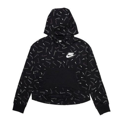 나이키 Nike Kids NSW Fleece Print Hoodie (Little Kids/Big Kids)