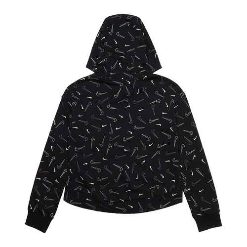 나이키 Nike Kids NSW Fleece Print Hoodie (Little Kids/Big Kids)