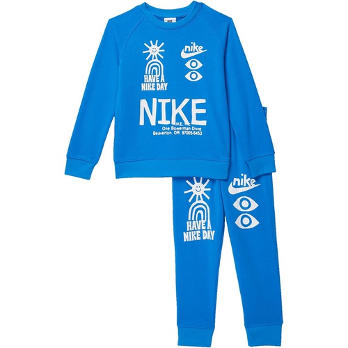 나이키 Nike Kids NSW HBR Statement Crew Set (Toddler)