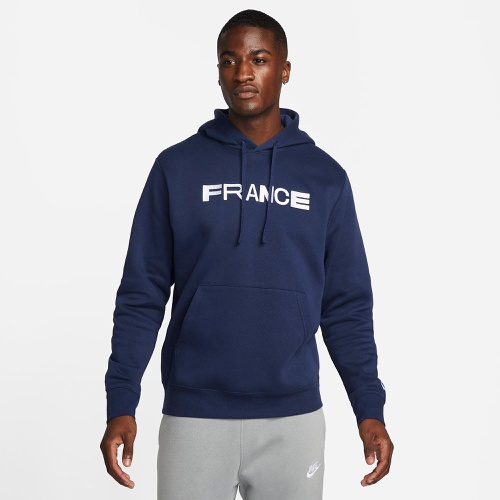 나이키 Mens Nike France Soccer Club Fleece Pullover Hoodie