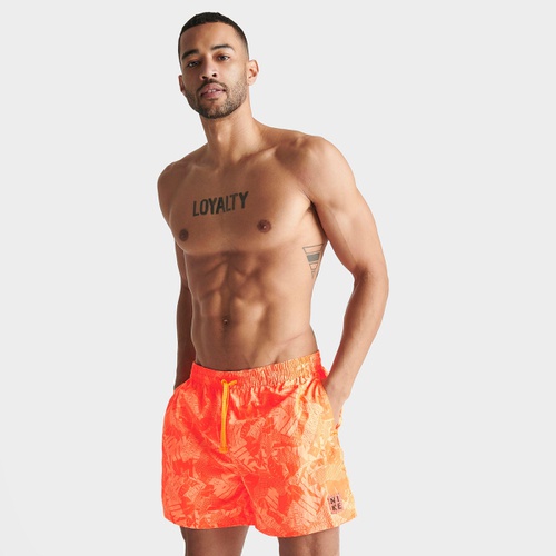 나이키 Mens Nike Swim Collage 5’’ Volley Shorts Swim Shorts