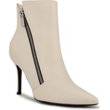 Nine West Fast Pointed Toe Bootie_CREAM LEATHER