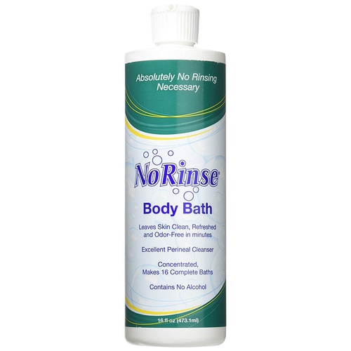  No-Rinse Body Bath, 16 fl oz - Leaves Skin Clean, Refreshed and Odor-Free - Makes 16 Complete Baths