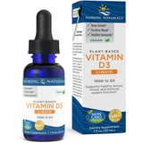 Nordic Naturals Plant-Based Vitamin D3 Liquid - 1 oz - 1000 IU Vitamin D3 - Healthy Bones, Mood & Immune System Function - Non-GMO, Vegan - 60 Servings