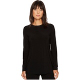 Norma Kamali Long Sleeve Crew Top