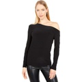 Norma Kamali Long Sleeve Drop Shoulder Top