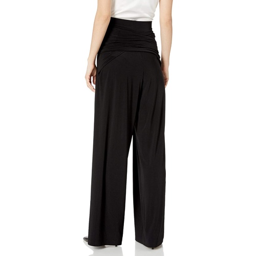  Norma Kamali TY Front All-In-One Straight Pants