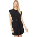 Norma Kamali Sleeveless Boyfriend Shirt A-Line Dress Mini