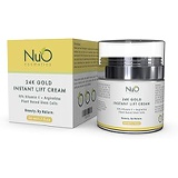 NuOrganic Cosmetics 24k Gold Cream - Face Lifting & Firming Wrinkle Cream | Anti Wrinkle Cream for Women & Men | Firms & Tightens | Use as Day Moisturizer to Reduce Appearance Of Wrinkles and Fine Lin