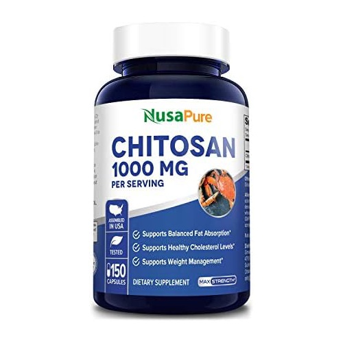  NusaPure Chitosan 1000mg 150caps (Non-GMO & Gluten Free)