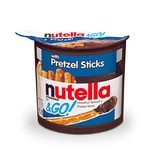 Nutella and Go Snack Packs, Chocolate Hazelnut Spread with Pretzel Sticks, Perfect Easter Basket Stuffers and Bulk Snacks for Kids Lunch Boxes, 1.9 oz, Pack of 12