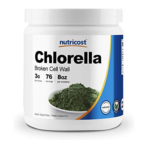  Nutricost Organic Chlorella Powder 16oz (1LB) - 3g Per Serving