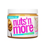 Nuts N More Birthday Cake Peanut Butter Spread, All Natural High Protein Nut Butter Healthy Snack, Omega 3’s and Antioxidants, Low Carbs, Low Sugar, Gluten Free, Non GMO, Preservat