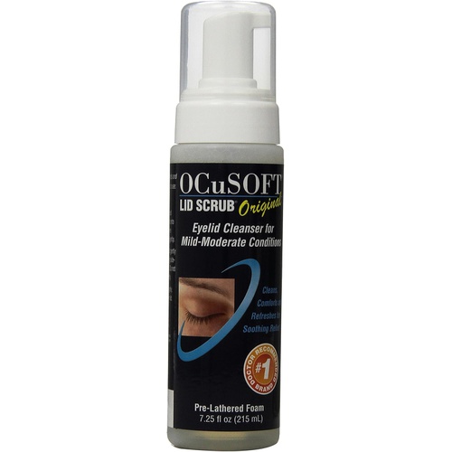  Ocusoft Lid Scrub Foaming Eyelid Cleanser, 7.25 Fluid Ounce