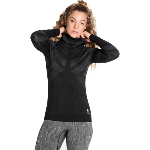  ODLO Natural + Kinship Warm Facemask Baselayer Top - Women