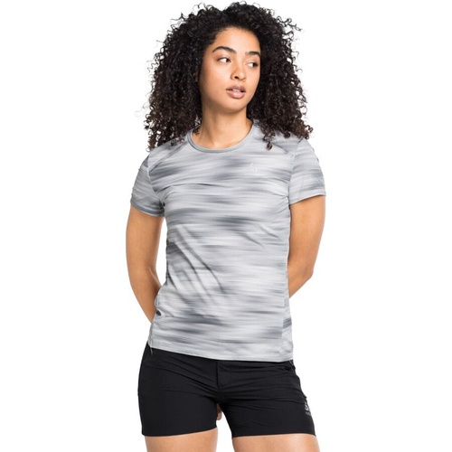  ODLO Fli Chill-Tec Print Short-Sleeve Crew Top - Women